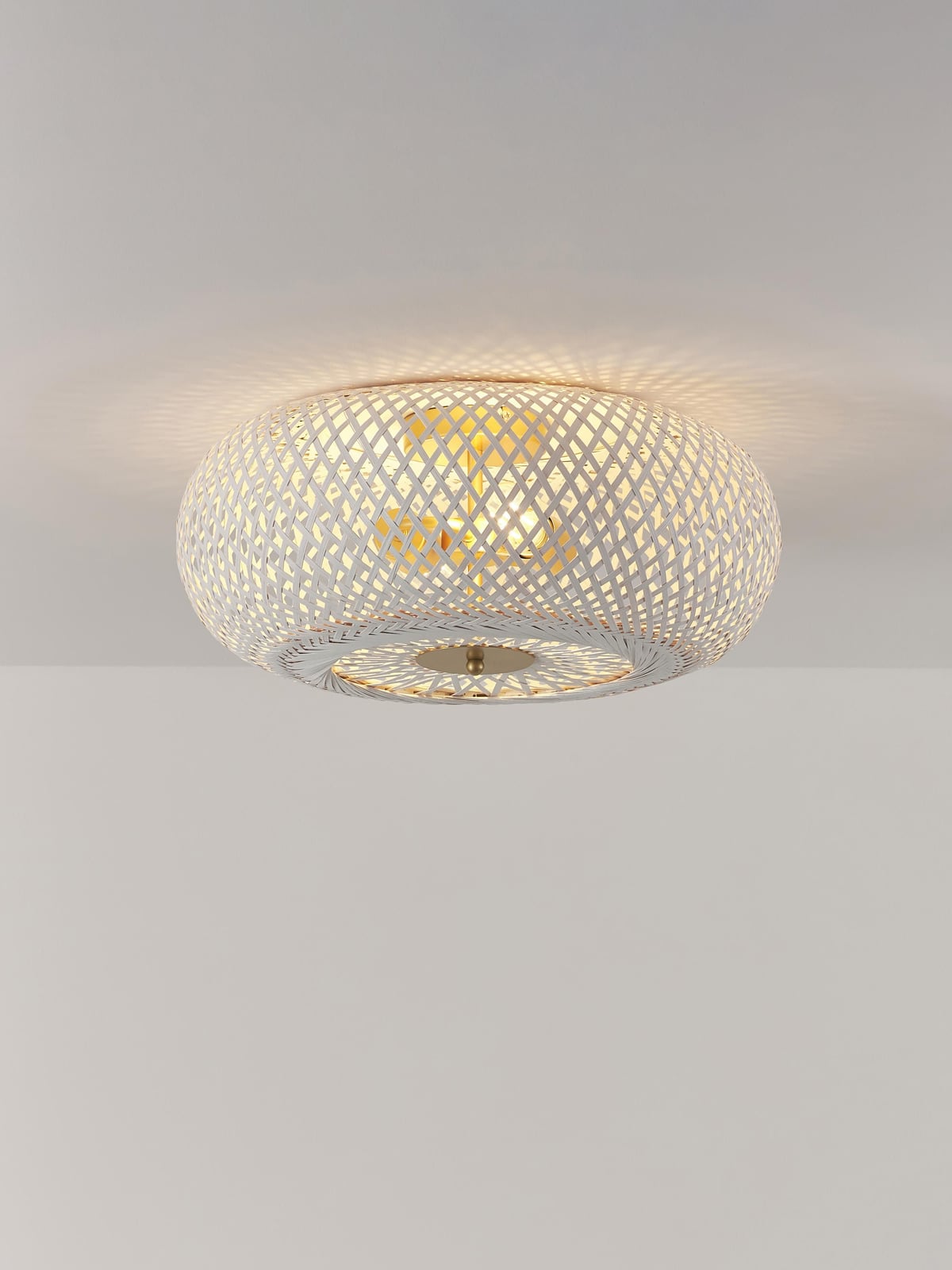 Wrenbury Bamboo Design Ceiling Lamp