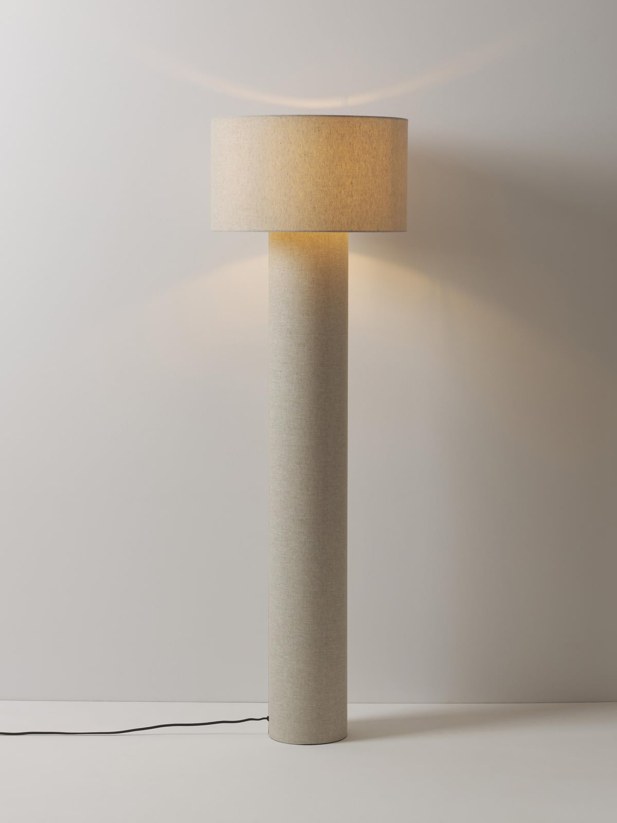 Yarburgh Linen Floor Lamp