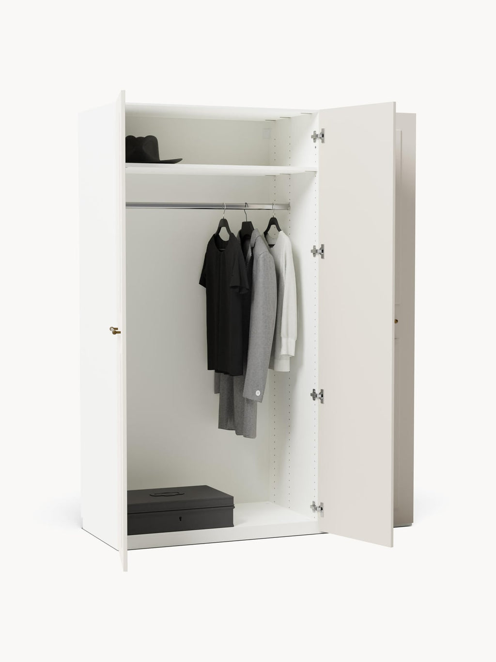 Yarburgh Modular Hinged Door Wardrobe, 150 cm Wide, in various sizes