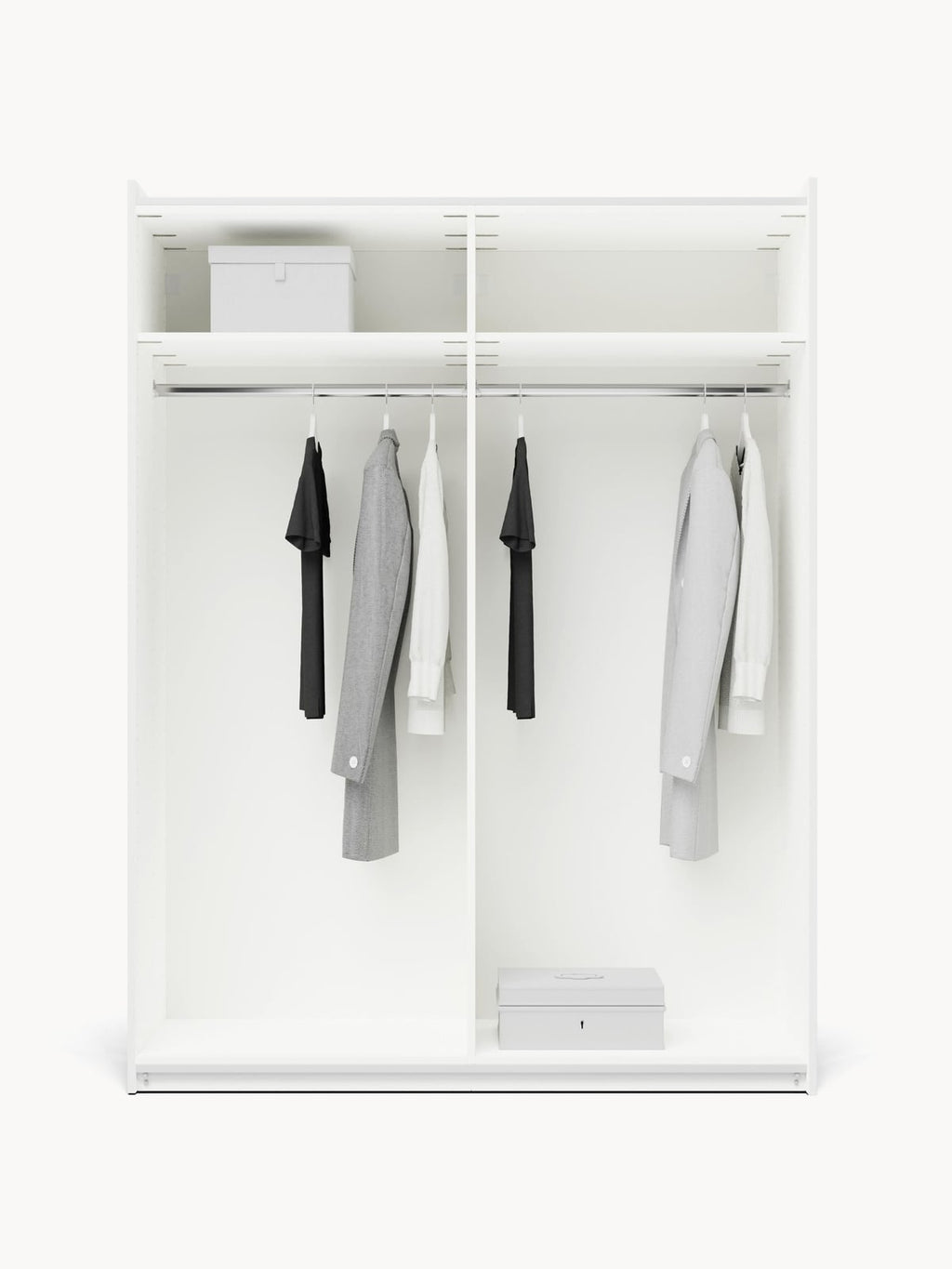 Yarburgh Modular Sliding Door Wardrobe, 150 cm Wide, in various sizes
