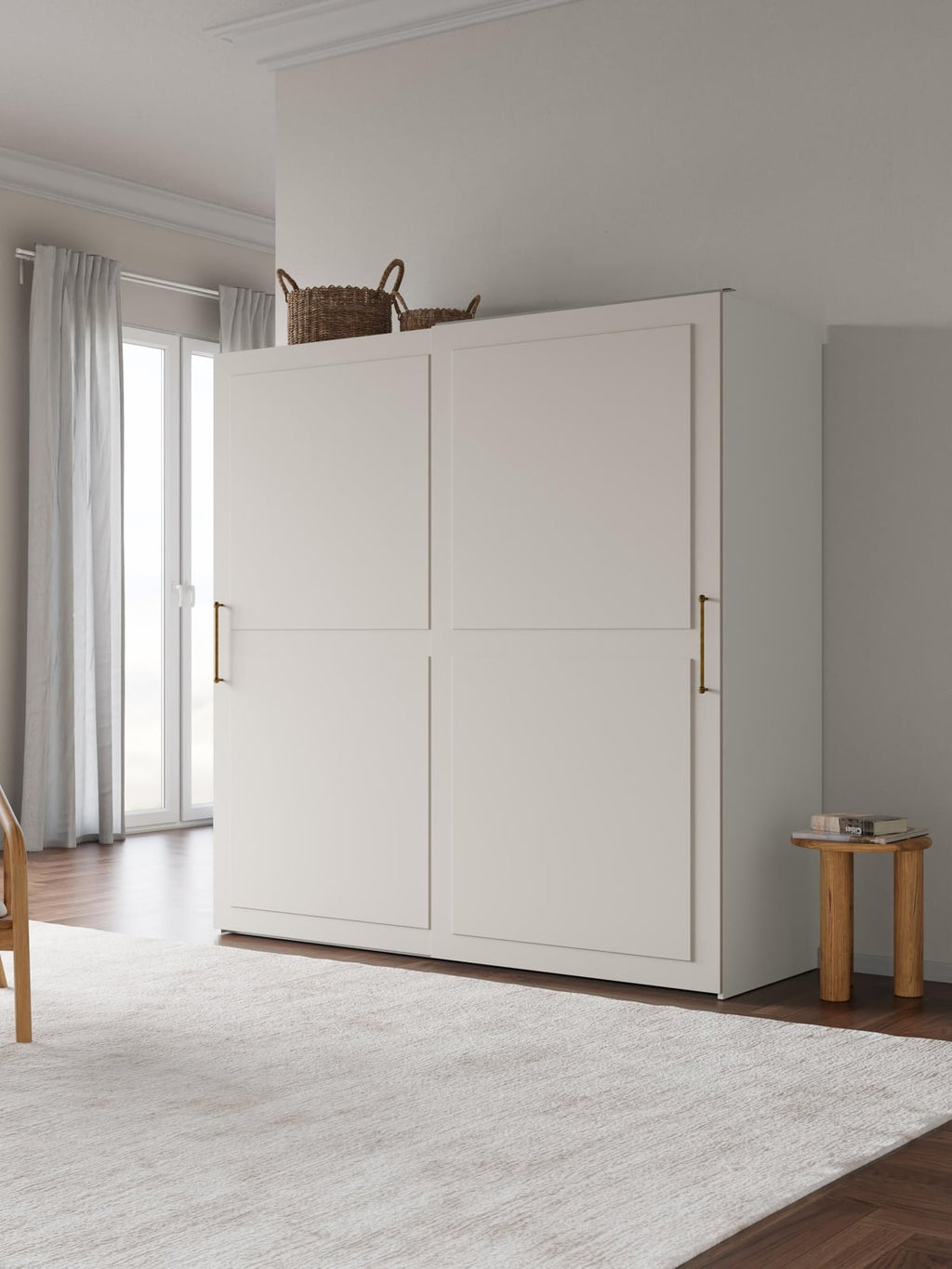 Yarburgh Modular Sliding Door Wardrobe, 200 cm Wide, in various sizes