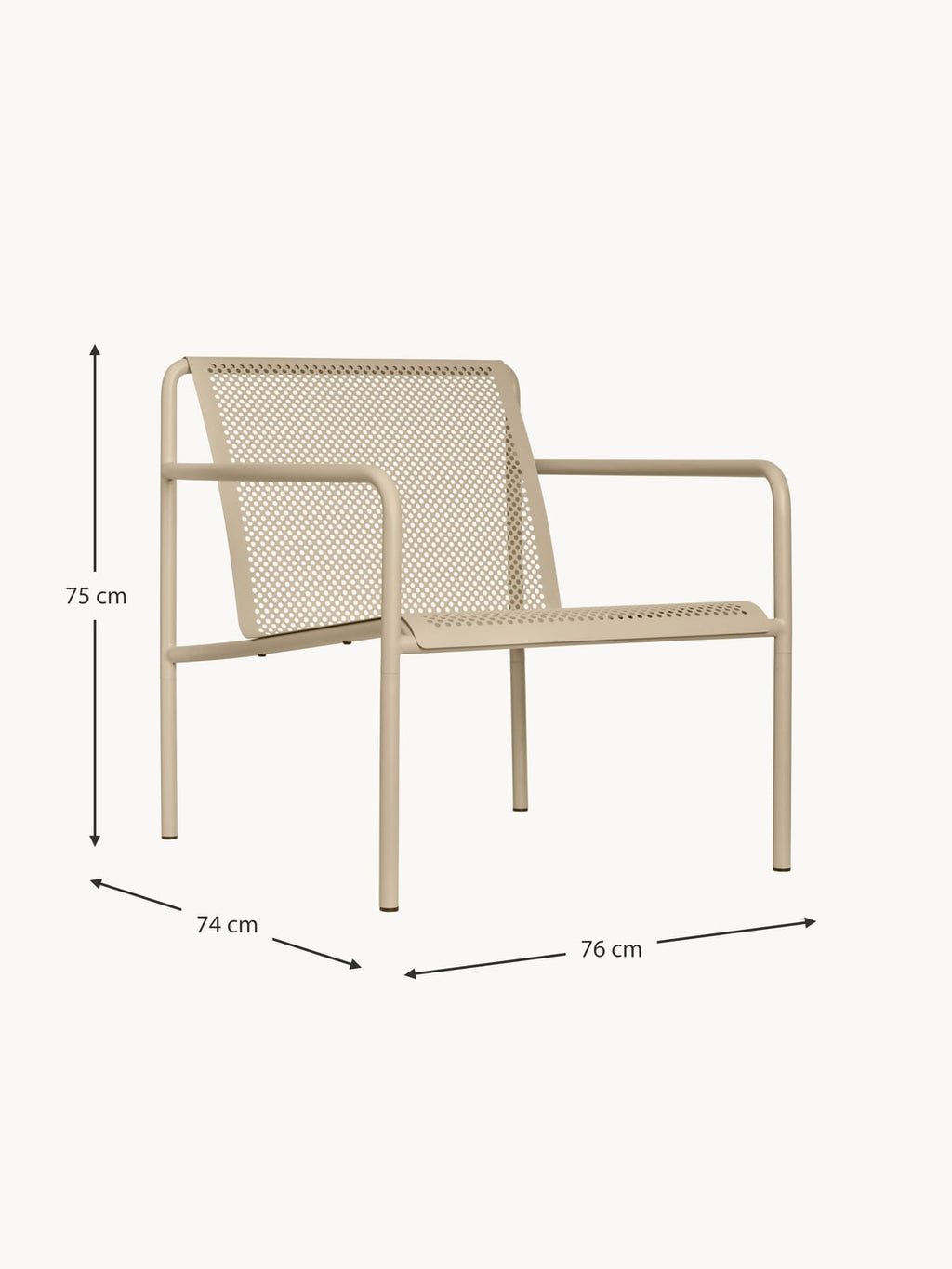 Yarburgh Steel Garden Armchair