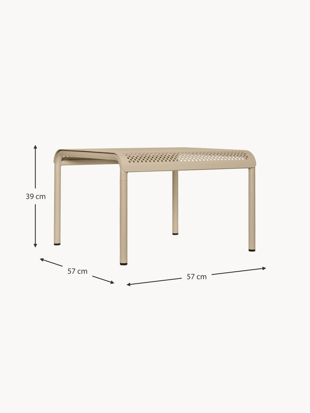 Yarburgh Steel Garden Coffee Table