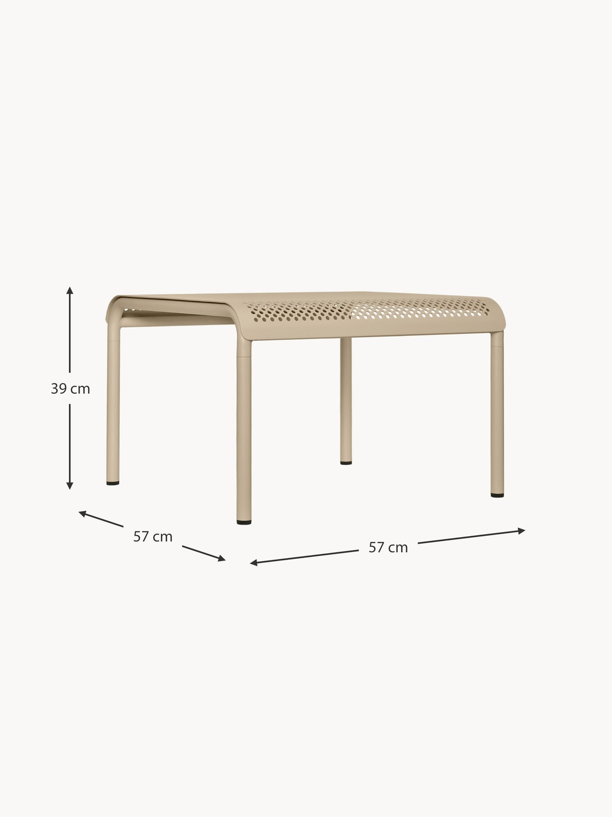 Yarburgh Steel Garden Coffee Table