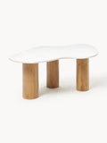 Yarmouth Organic-Shaped Marble Coffee Table