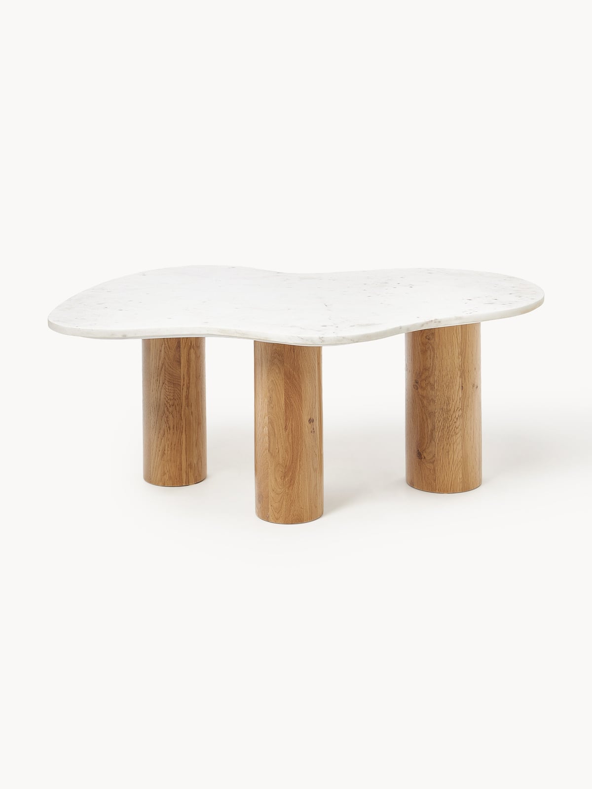 Yarmouth Organic-Shaped Marble Coffee Table