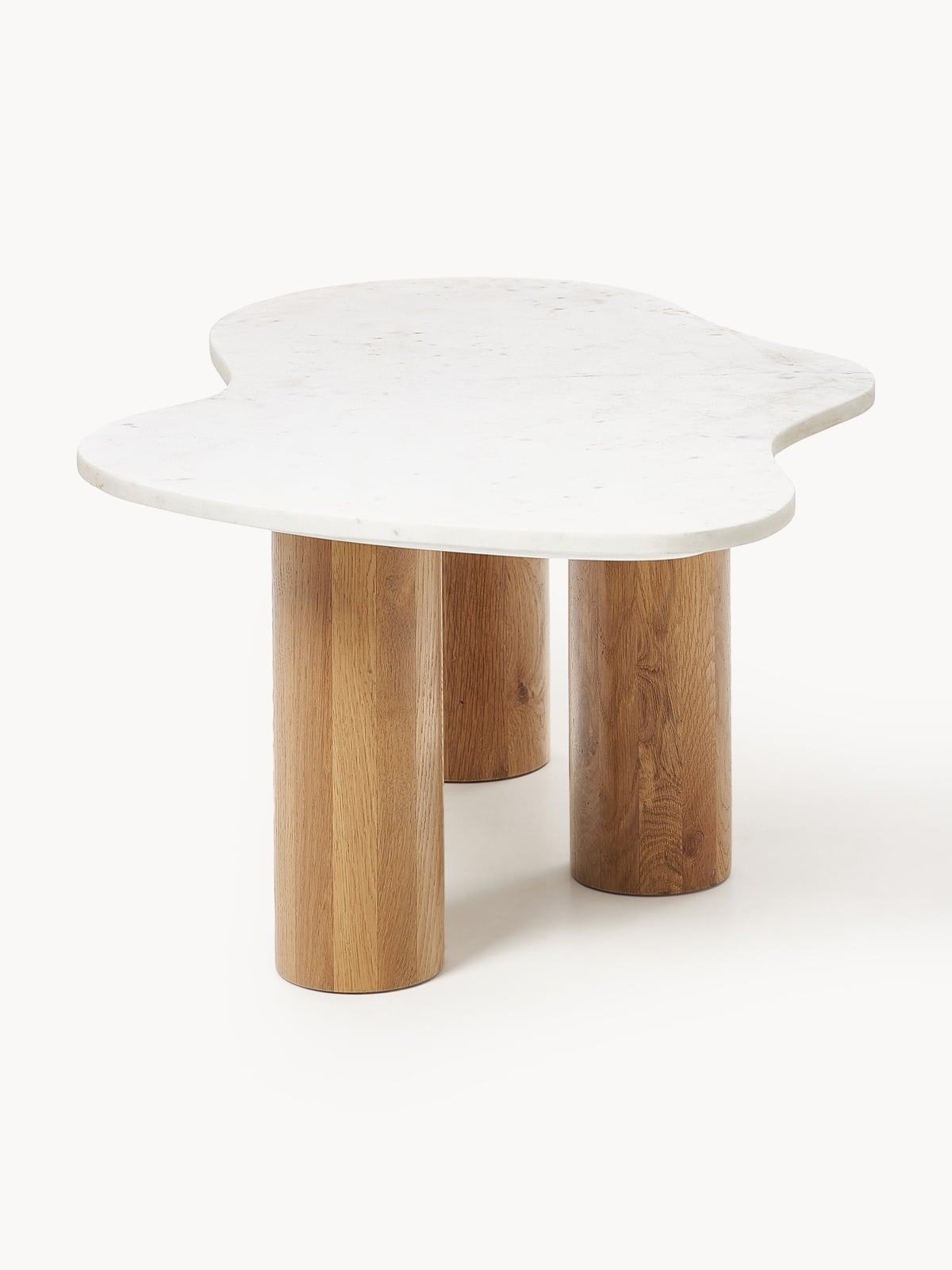 Yarmouth Organic-Shaped Marble Coffee Table