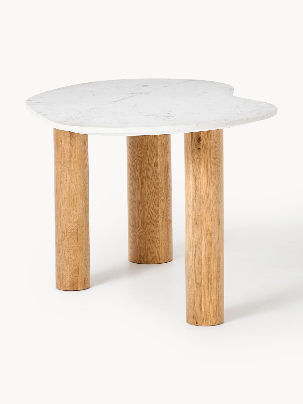 Yarmouth Organic-Shaped Marble Dining Table, in various sizes