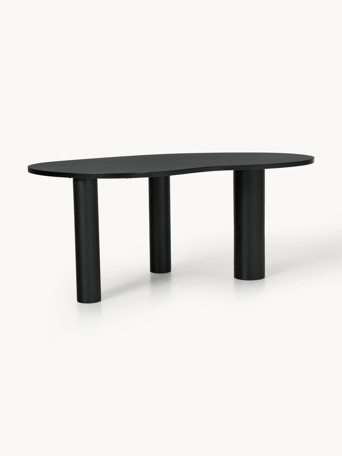 Yarmouth Organic-Shaped Oak Wood Dining Table, in various sizes