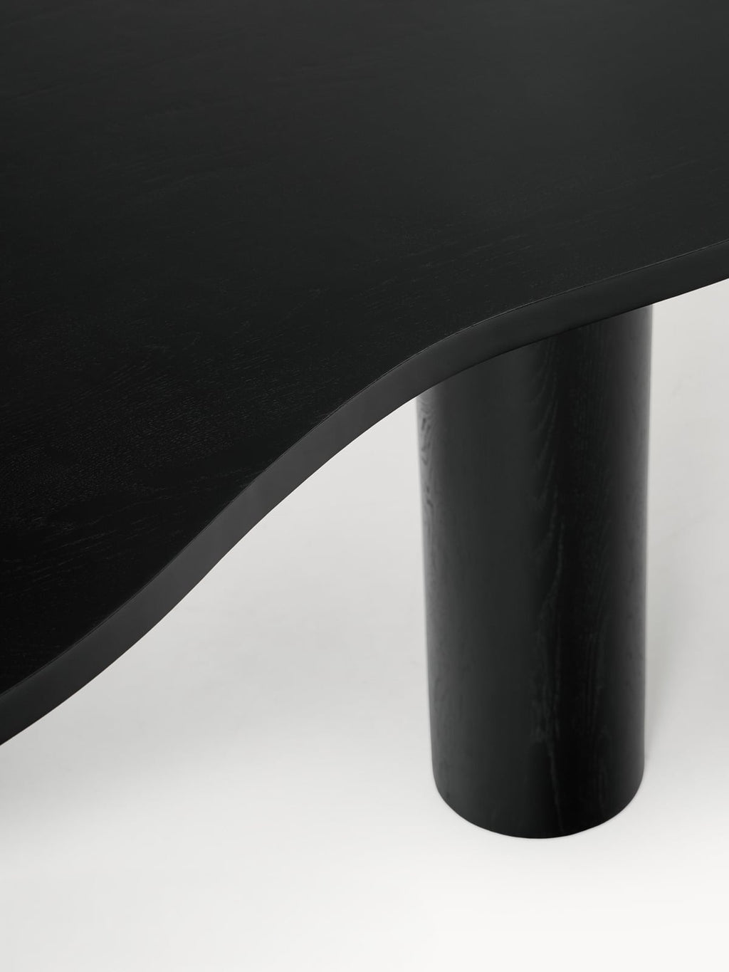 Yarmouth Organic-Shaped Oak Wood Dining Table, in various sizes