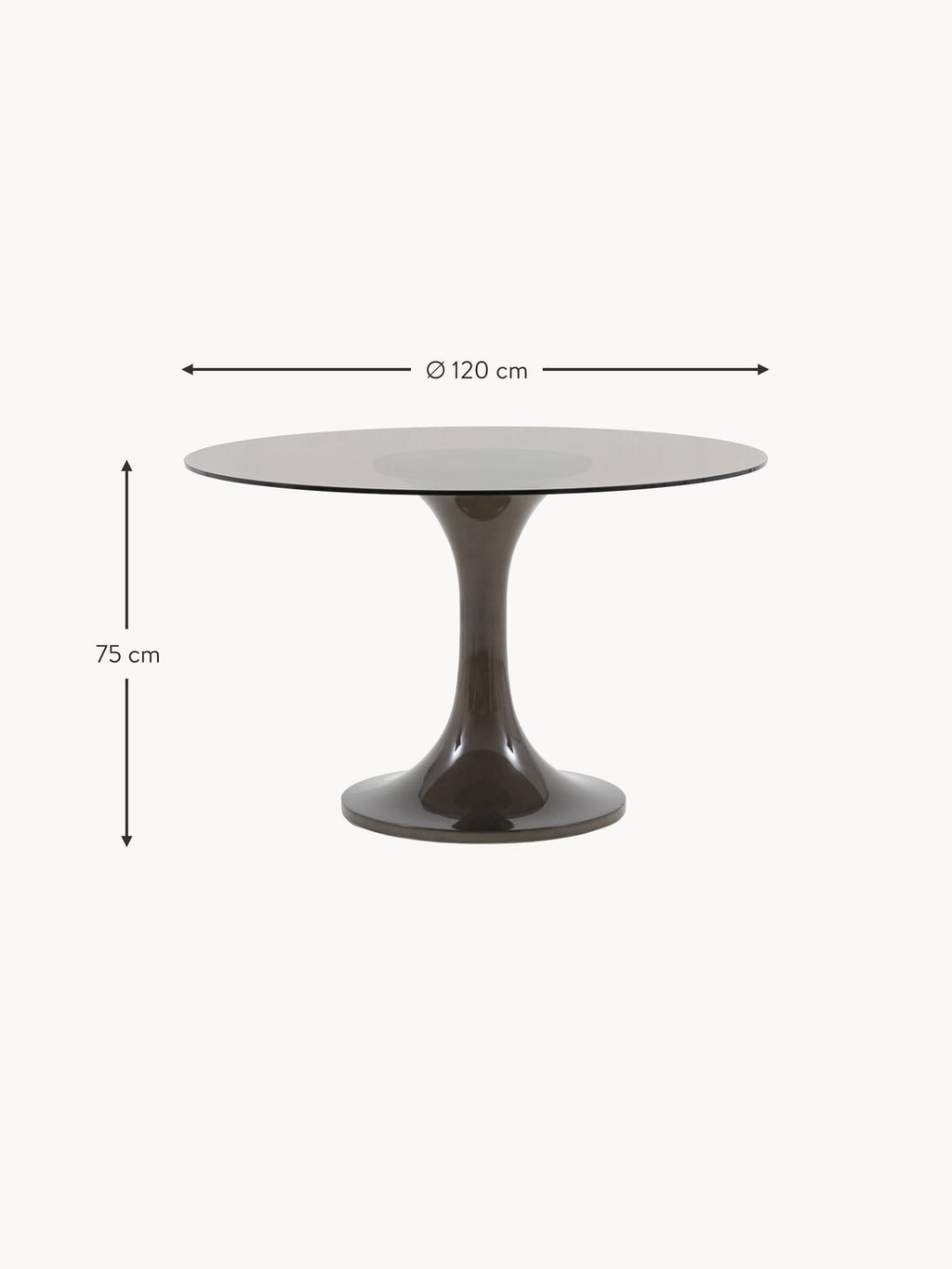 Yarmouth Round Dining Table, Ø 120 cm