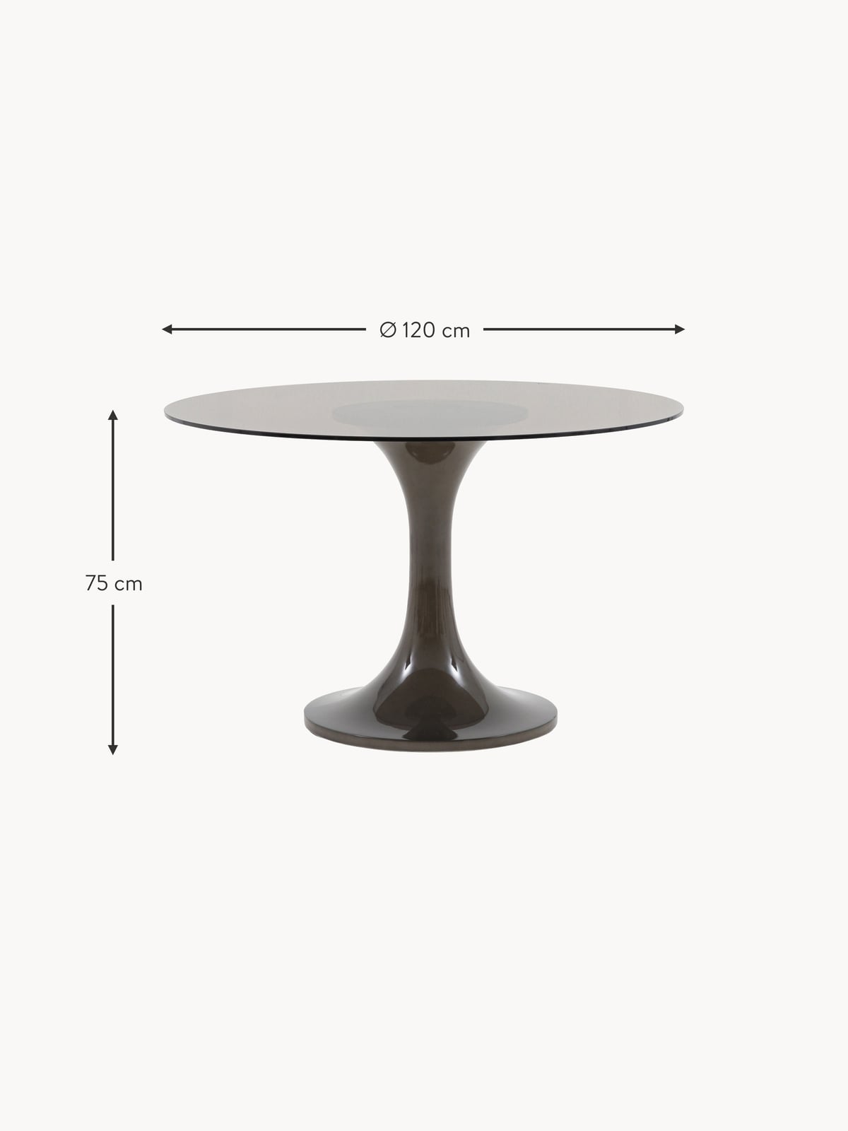 Yarmouth Round Dining Table, Ø 120 cm