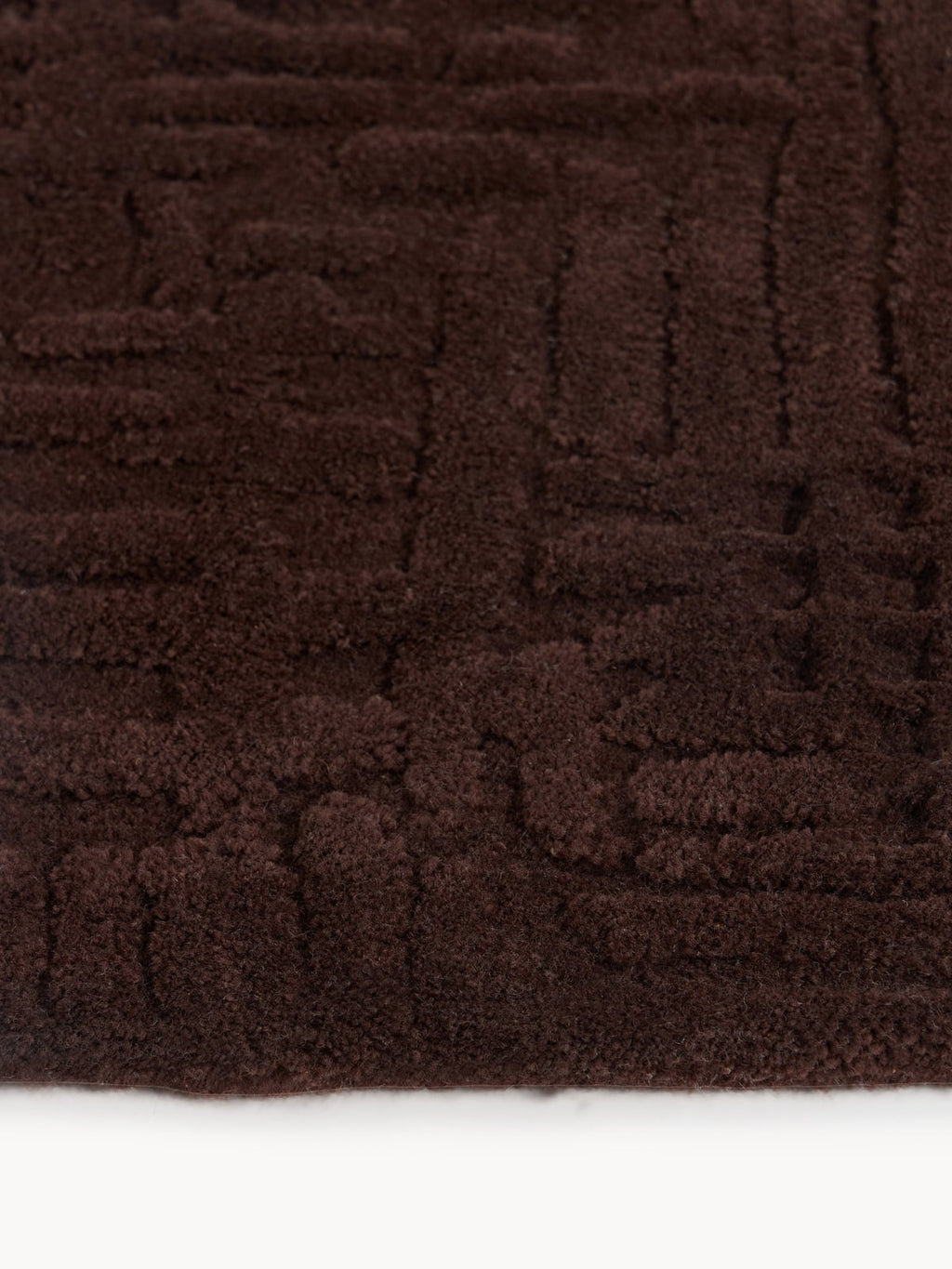 Yarrow High-Low Wool Rug, Hand-Tufted