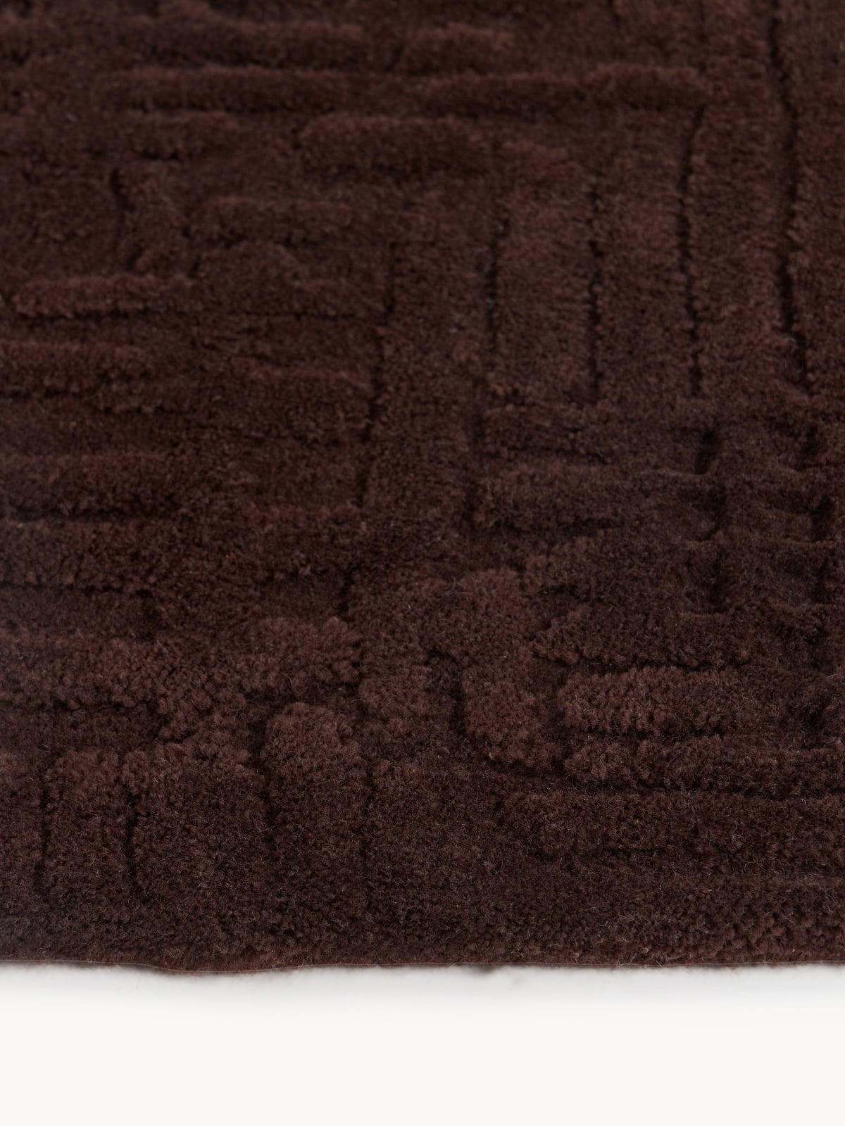 Yarrow High-Low Wool Rug, Hand-Tufted