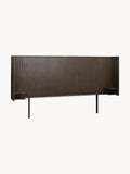 Yarrow Oak Wood Headboard with Shelf