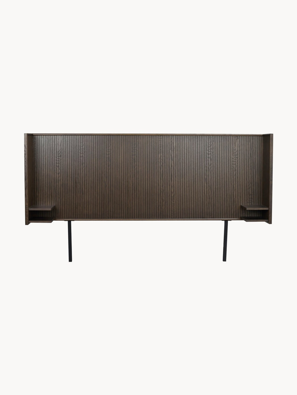 Yarrow Oak Wood Headboard with Shelf