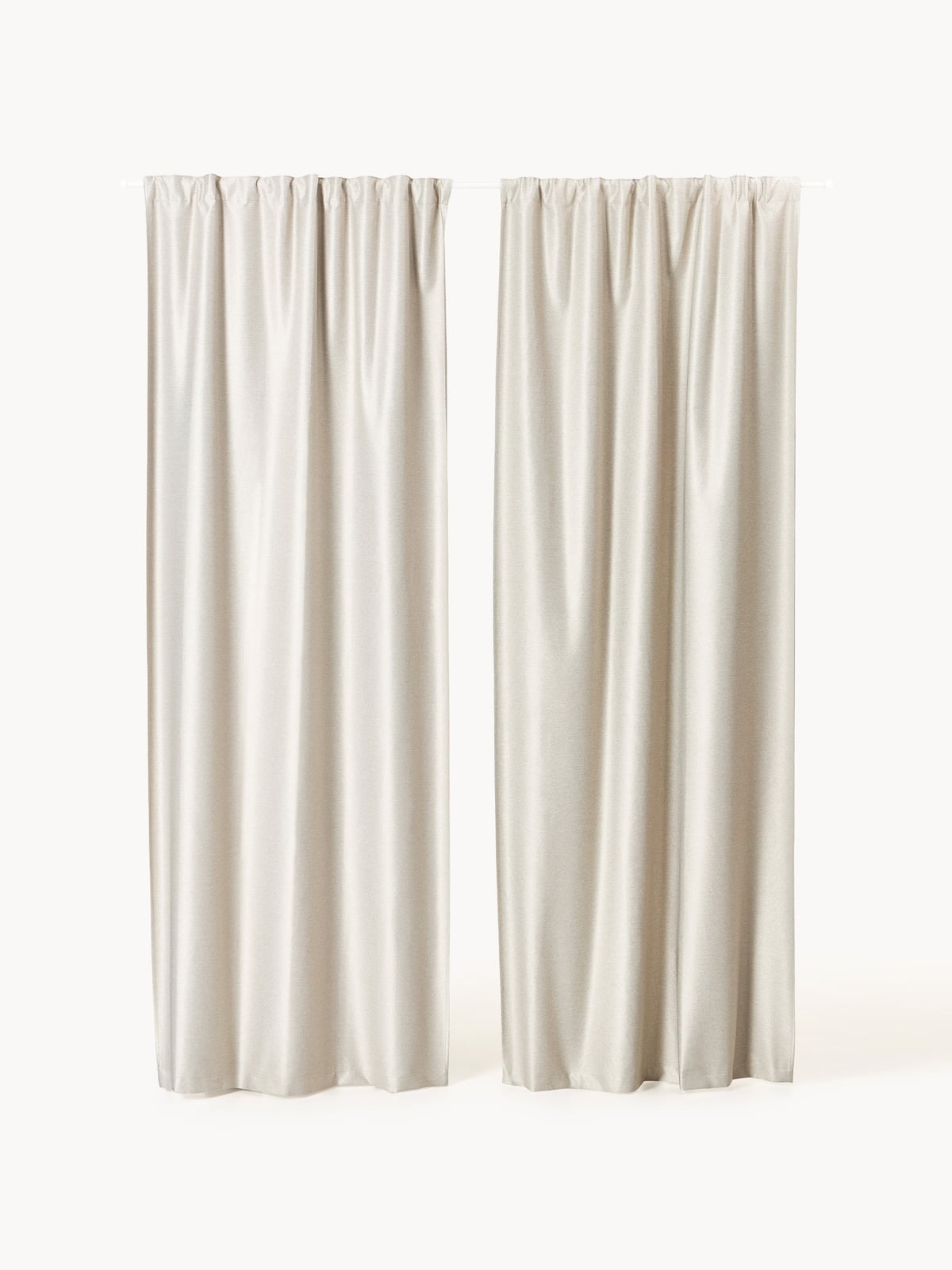 Yarrowdale Blackout Multi-Band Curtains, Set of 2, W 140 cm
