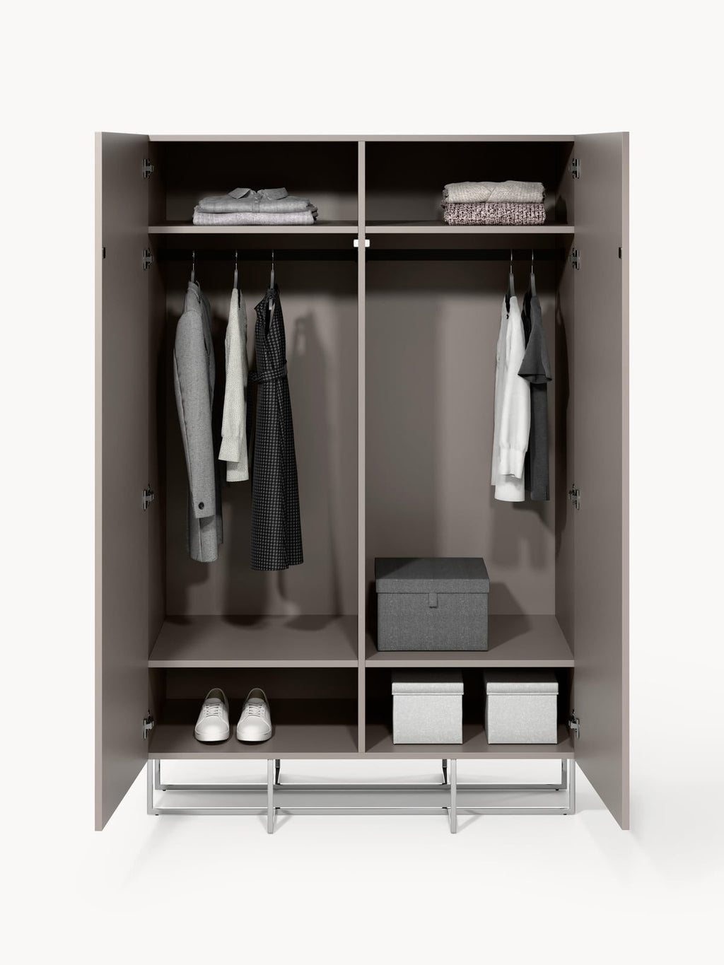 Yarrowdale Small Wooden Wardrobe