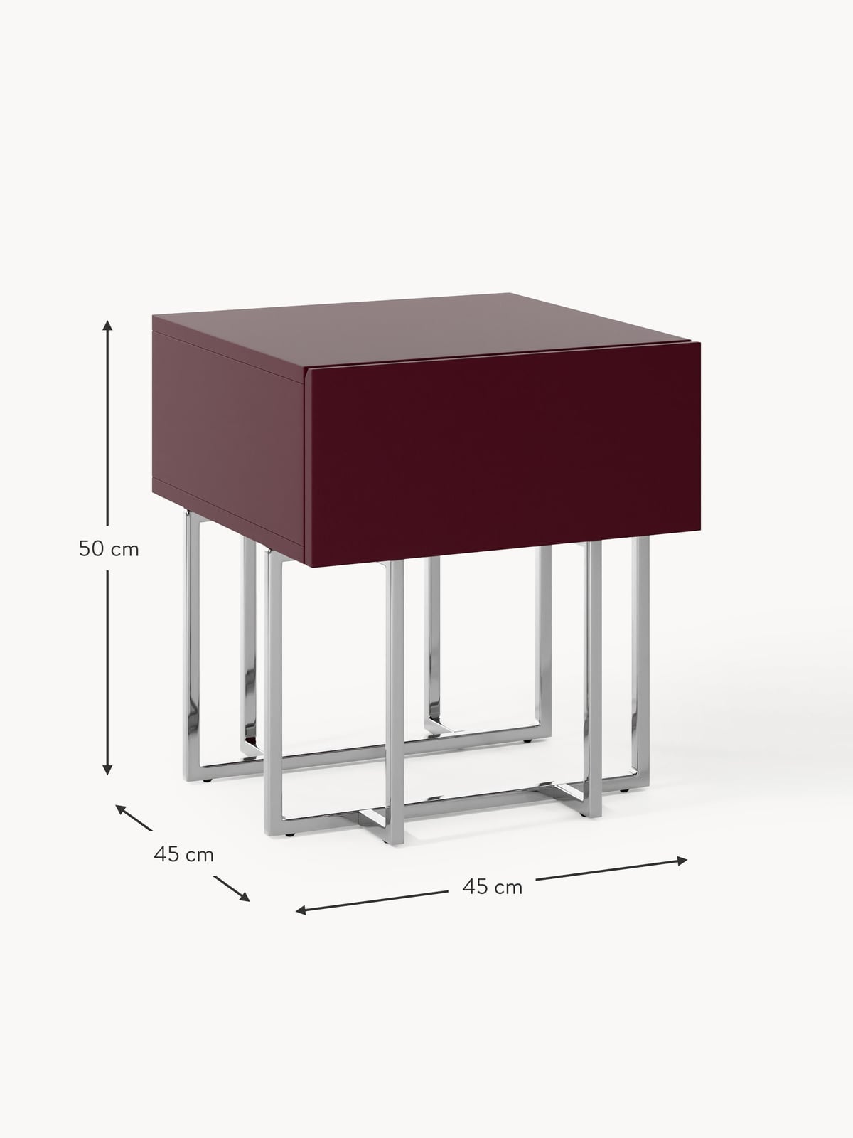 Yarrowdale Wooden Bedside Table