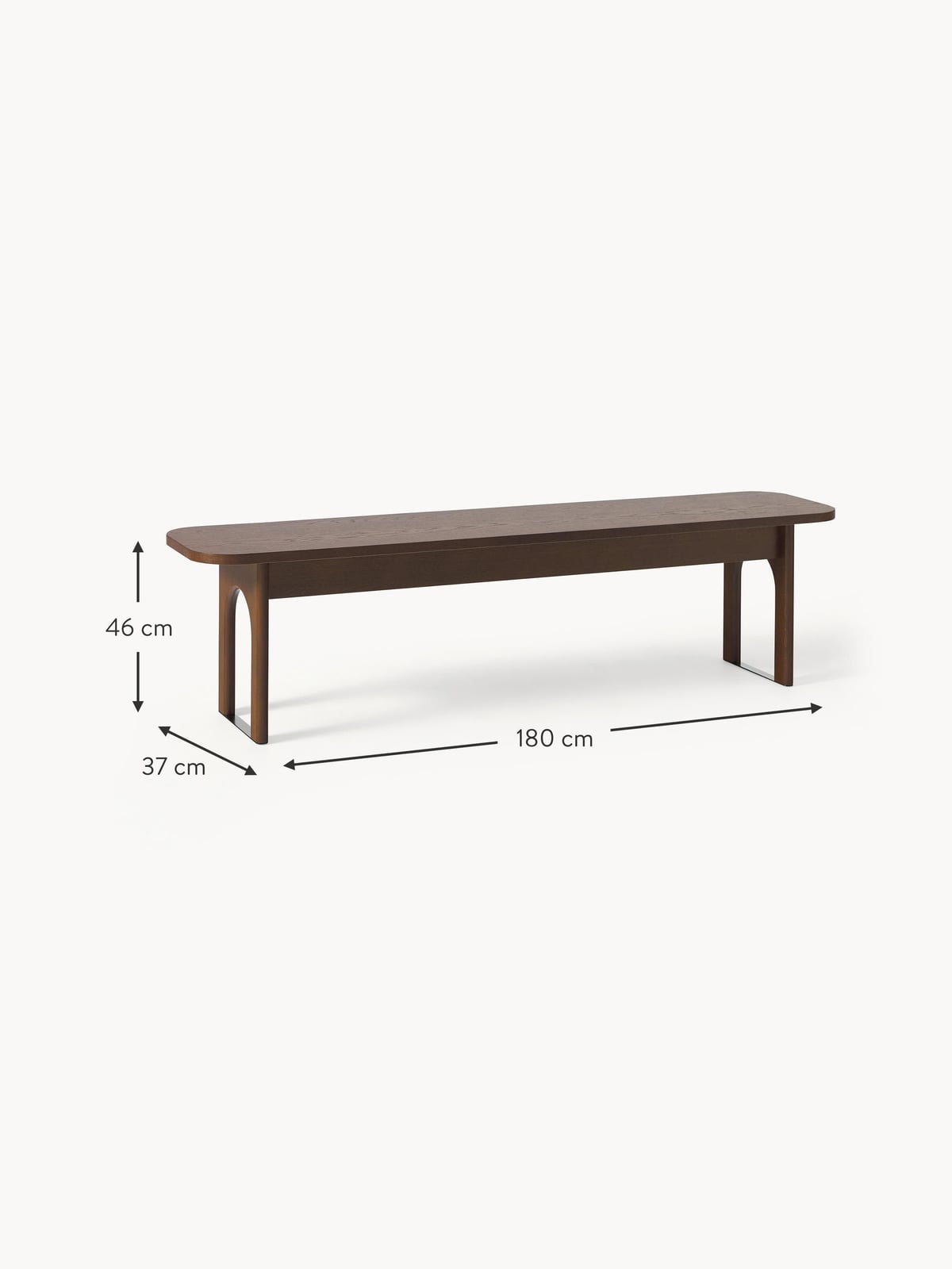 Yarrowdale Wooden Bench, various sizes