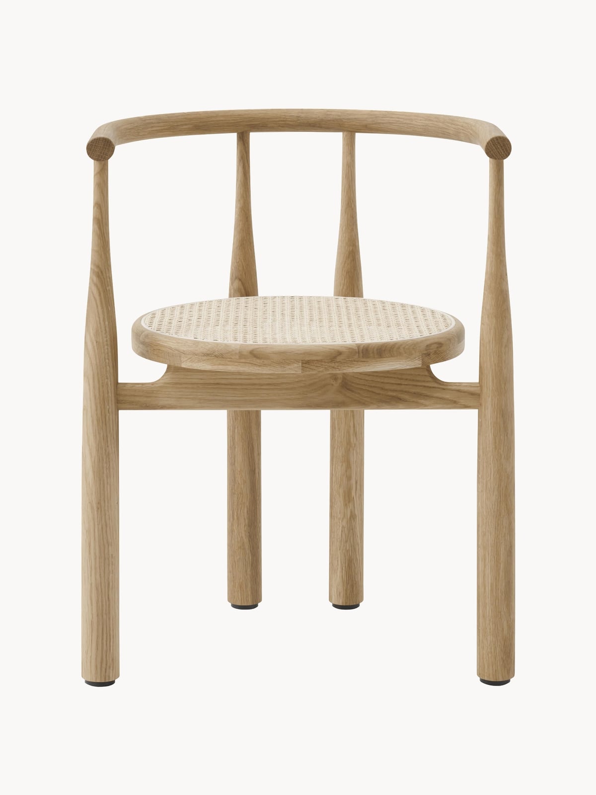 Yaxley Oak Wood Dining Chair with Armrests