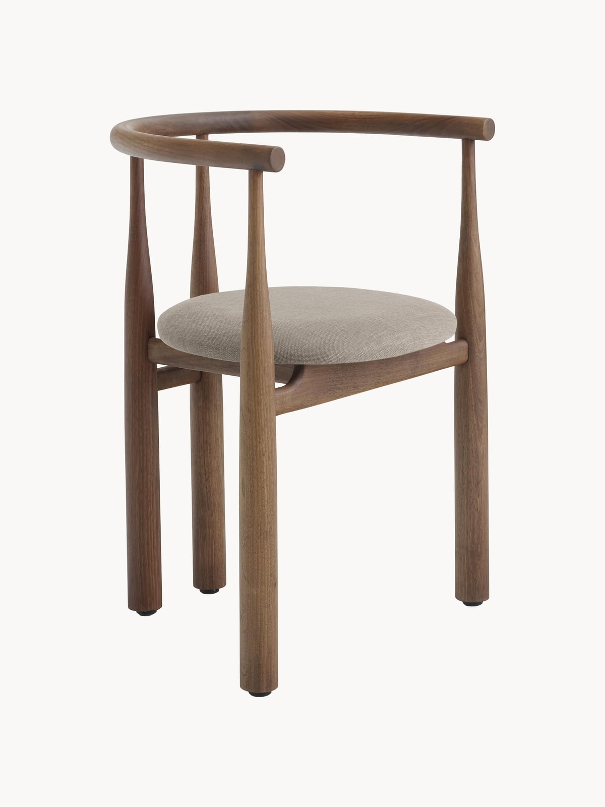 Yaxley Walnut Wood Armchair
