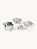 Yeadon Stainless Steel Pots, Set of 7