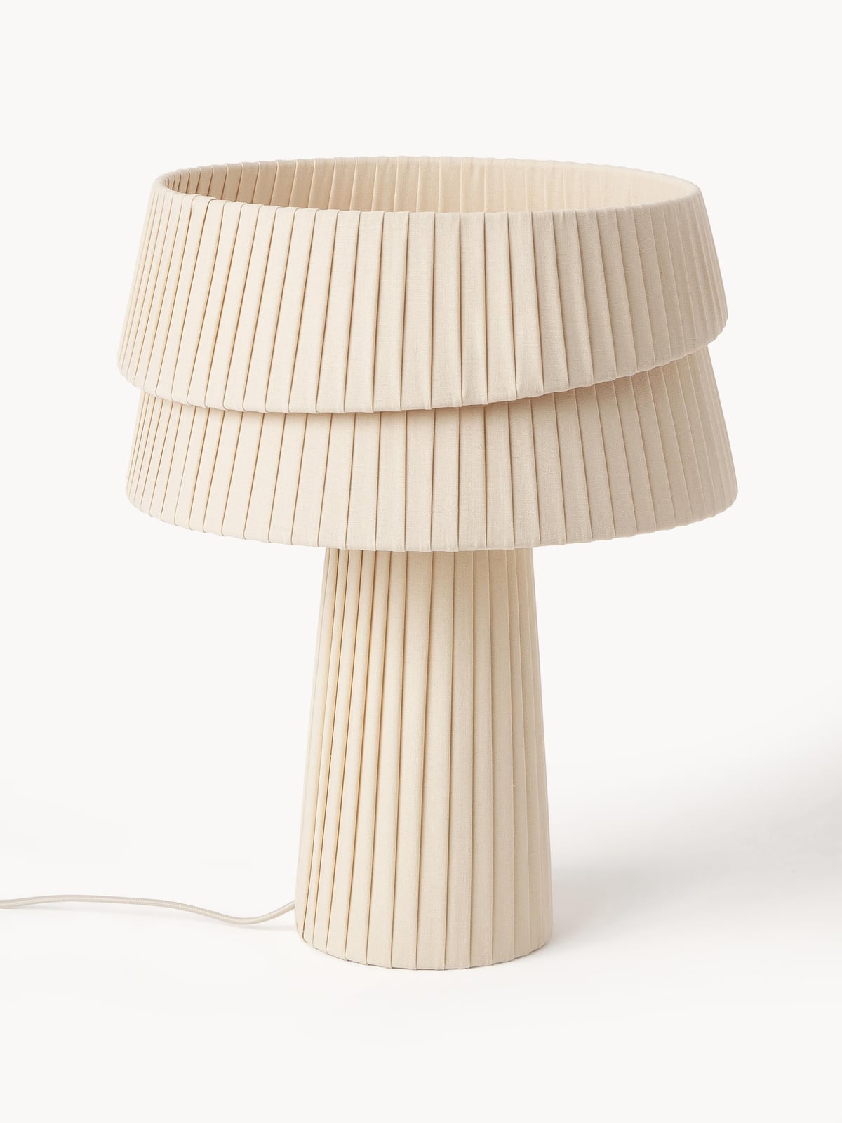 Yeadon Table Lamp with An Asymmetrical Lampshade