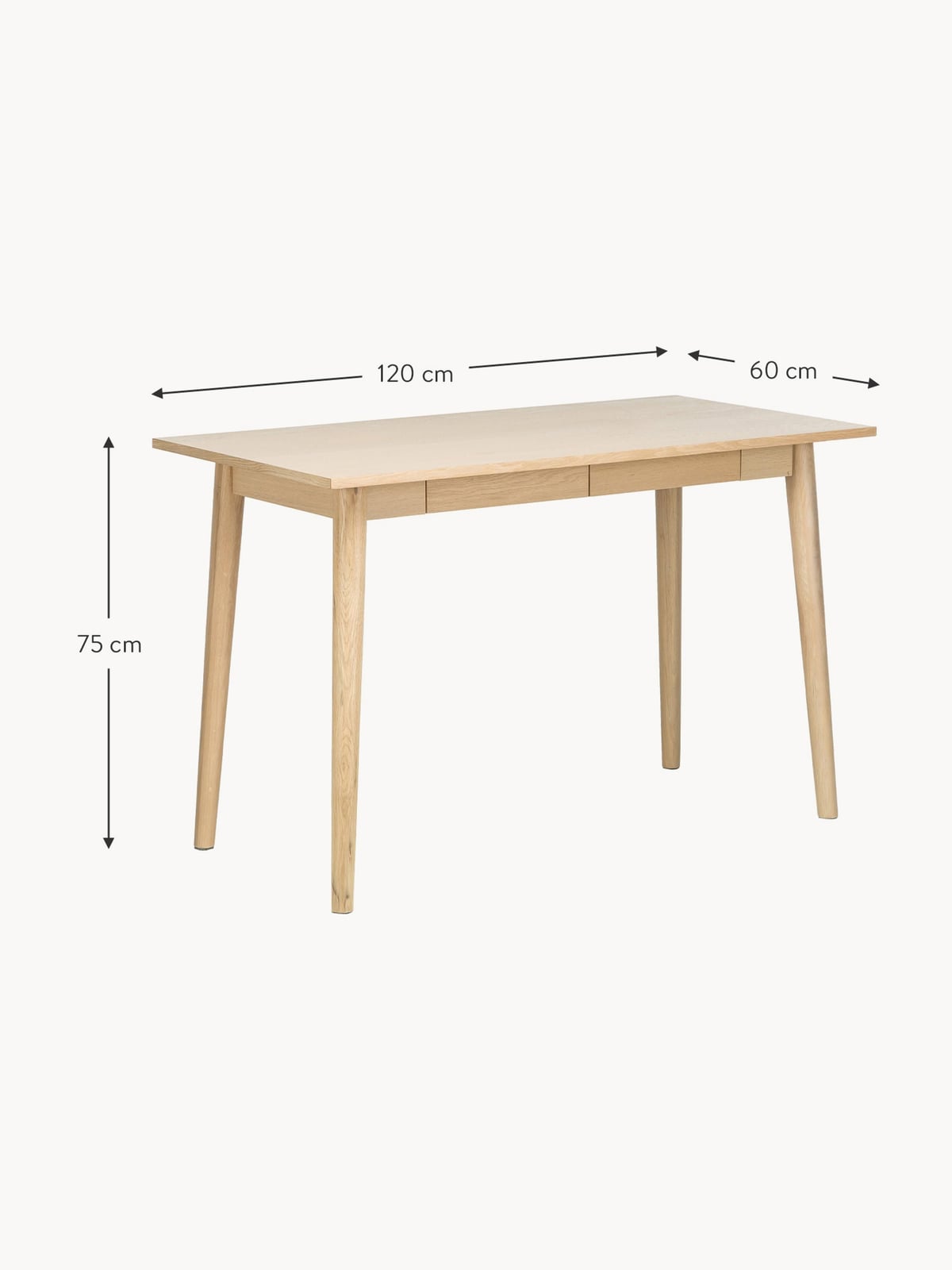 Yealand Narrow Wooden Desk